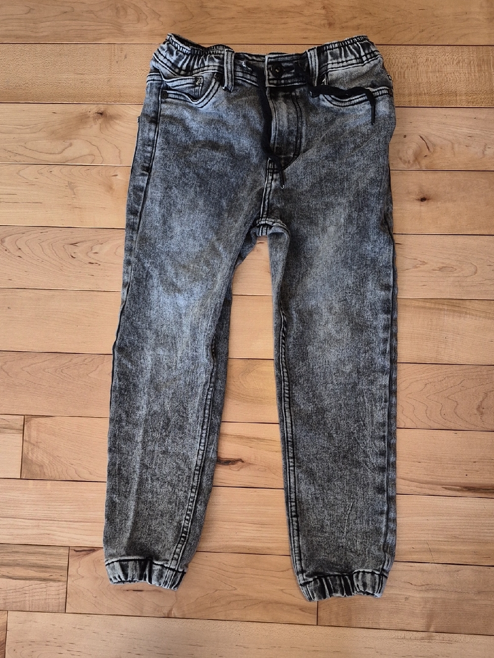 Boys Size 7/8 Zoo York Slim Acid-Wash Jeans